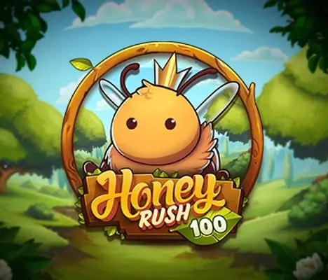 Honey Rush 100 logo – Slots by Play’n GO at Rebet24