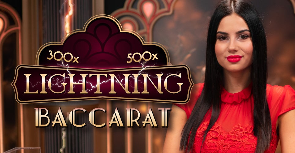 Lightning Baccarat logo – Live Shows by Evolution at Rebet24